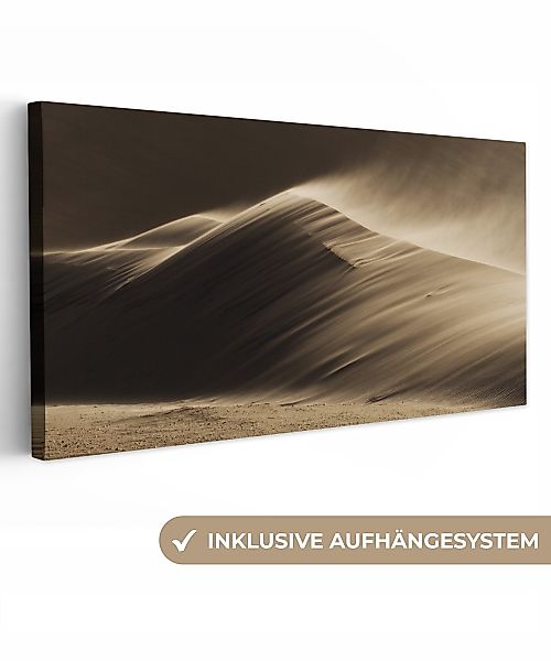 OneMillionCanvasses® Leinwandbild Panorama Wüste - Sand günstig online kaufen
