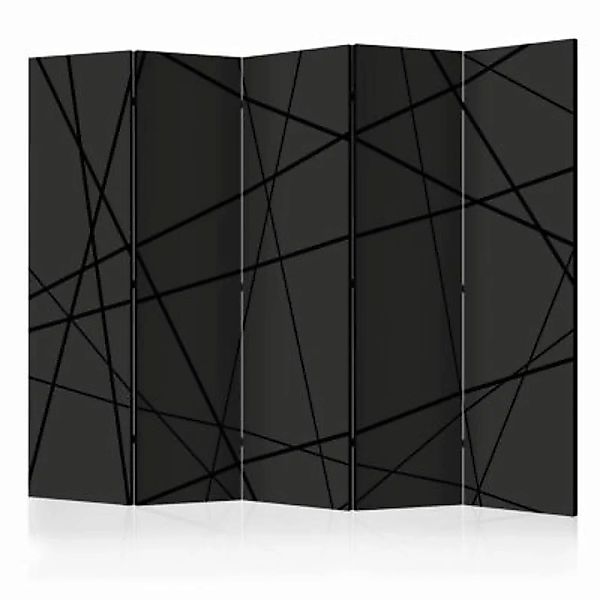 artgeist Paravent Dark Intersection II [Room Dividers] grau/schwarz Gr. 225 günstig online kaufen