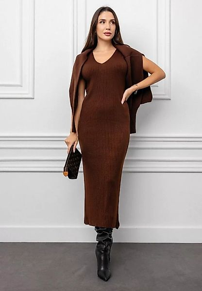 KASİDE Strickkleid Gestricktes Kleiderset mit Pulloverträgern oben günstig online kaufen