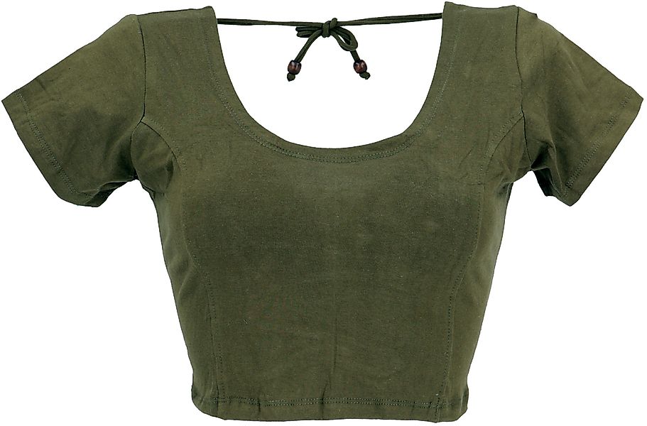 Guru-Shop T-Shirt Choli Top, kurzes Top günstig online kaufen