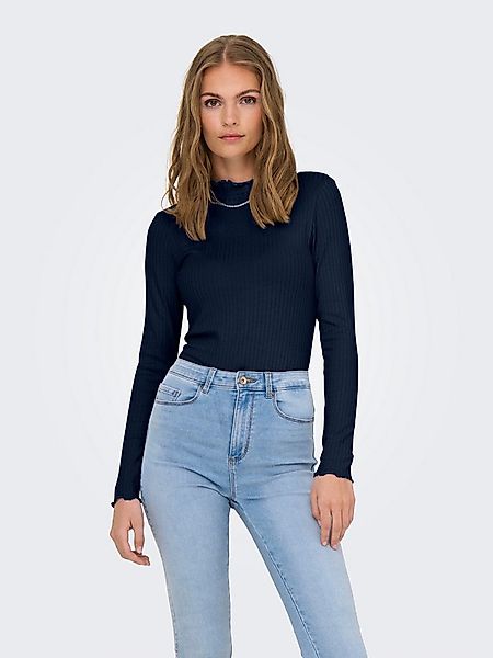 JDY Langarmbluse JDYFRANSISKA L/S HIGHNECK TOP JRS NOOS Viskosemischung, sl günstig online kaufen