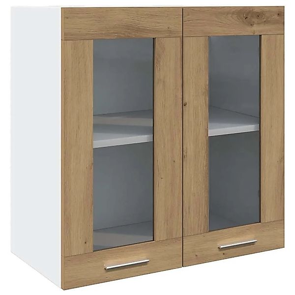 vidaXL Küchen-Wandschrank Lyon mit Glastüren Artisan-Eiche 60x31x60 cm 8561 günstig online kaufen