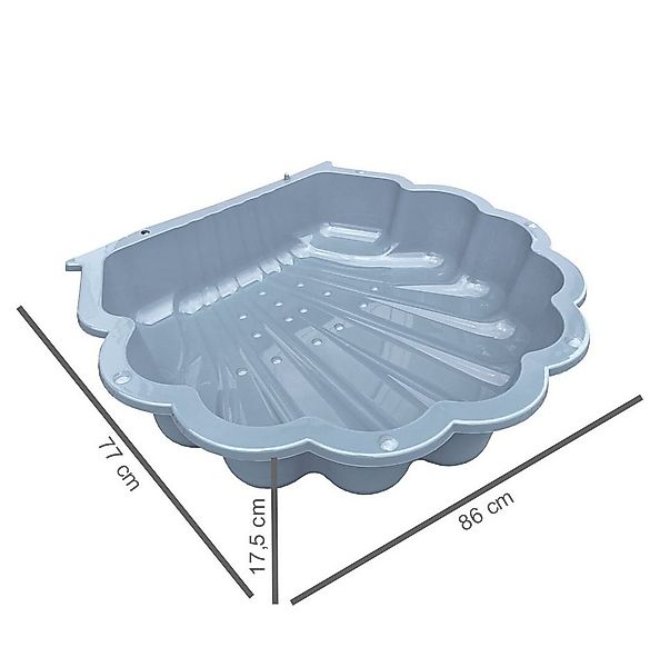 TikTakToo Sandkasten Wasser- und Sandmuschel, (1-tlg), optional mit Abdeckp günstig online kaufen