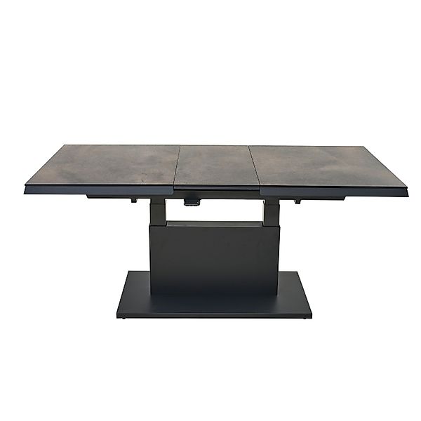 Siena Garden Auszieh Lifttisch Talina 140/180 cm x 57/77 cm HPL Titan günstig online kaufen