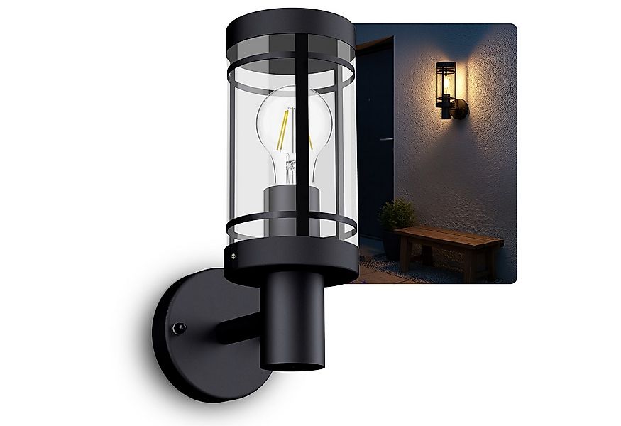 SSC-LUXon LED Außen-Wandleuchte MIENTO Wandleuchte Aussen IP44 mit LED E27 günstig online kaufen