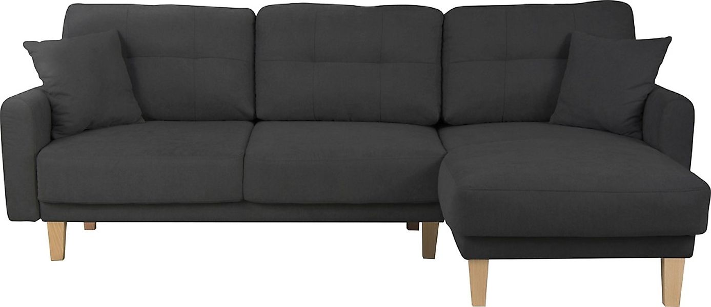 Home affaire Ecksofa "TRIPLO optionale Schlafsofa mit Bettkasten, Maße B/T/ günstig online kaufen