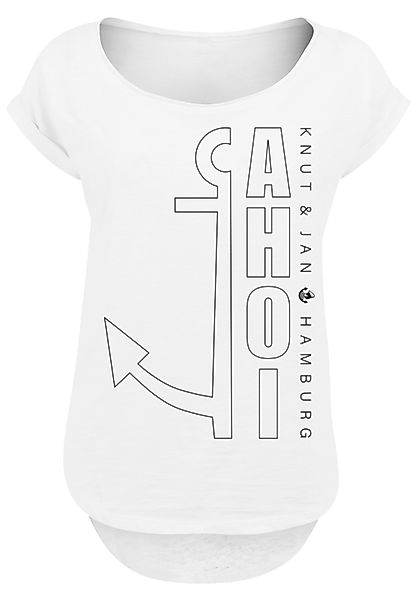F4NT4STIC T-Shirt "Ahoi Anker Outlines Knut & Jan Hamburg", Print günstig online kaufen