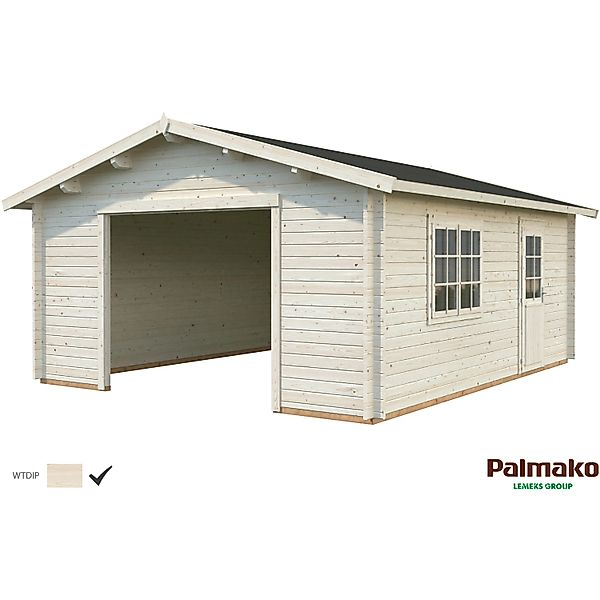 Palmako Garage »Roger« BxTxH: 622x596x312 cm, ohne Tor, transparent günstig online kaufen
