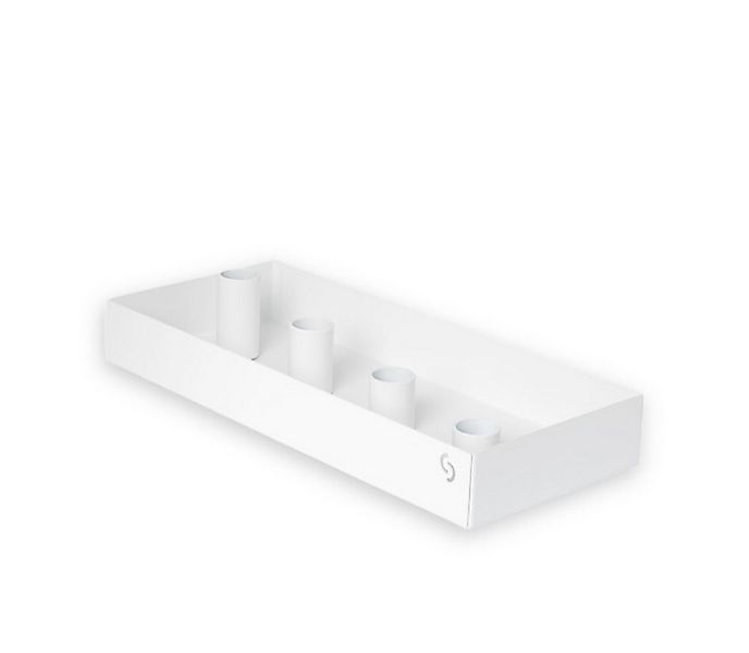 Storefactory Scandinavia Kerzenständer Kerzenhalter SUND 4er weiß, 13x30x4c günstig online kaufen