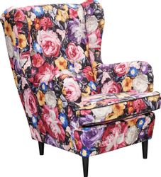 ED EXCITING DESIGN Ohrensessel "Laurel" mit Massivholzfüße günstig online kaufen