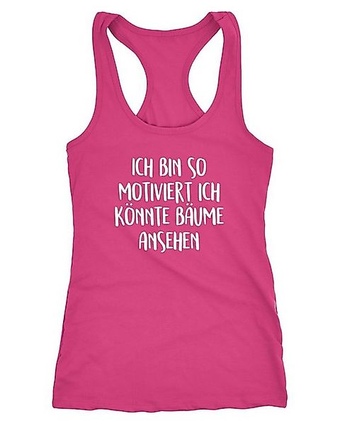 MoonWorks Tanktop Damen Tanktop Spruch lustig Ich bin so motiviert ich könn günstig online kaufen