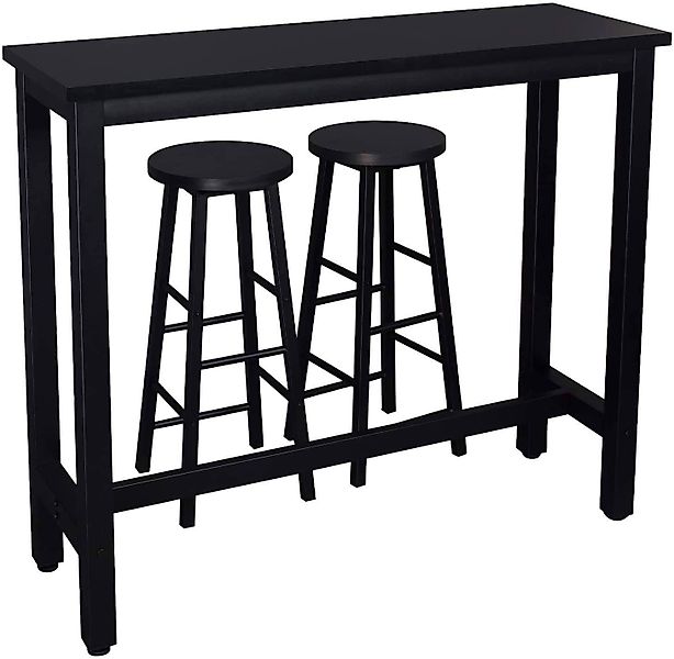 Woltu Bartisch, 1x Bartisch+2x Barhocker Set günstig online kaufen