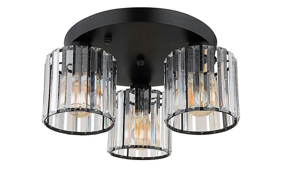 Globo Lighting Deckenleuchte   ¦ schwarz ¦ Maße (cm): B: 35 H: 18  Ø: 35 La günstig online kaufen