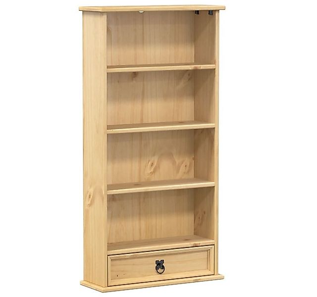 vidaXL Bücherregal CD-Schrank Corona 52x17,5x103 cm Massivholz Kiefer, 1-tl günstig online kaufen