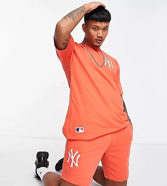 New Era – MLB New York Yankees – Jerseyshorts in Orange, exklusiv bei ASOS günstig online kaufen