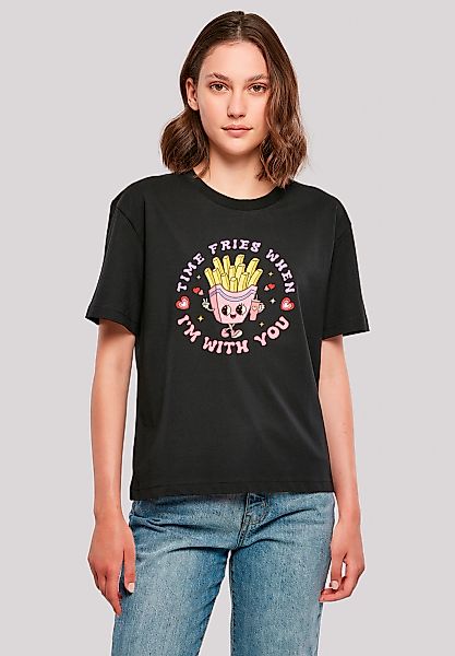 F4NT4STIC T-Shirt "Time Fries when I am with you Valentinstag", Premium Qua günstig online kaufen