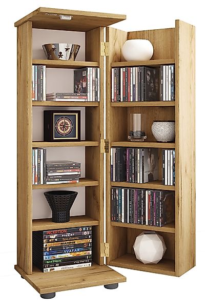VCM CD-Regal Holz Schrank CD DVD günstig online kaufen
