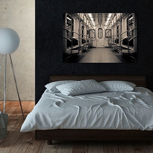 queence Acrylglasbild »Zug von innen«, Kunst-Züge-Zugbilder, Fine Art-Print günstig online kaufen