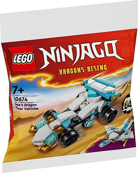 LEGO® LEGO® 30674 NINJAGO - Zanes Drachenpower-Fahrzeuge (Recruitment Bag) günstig online kaufen