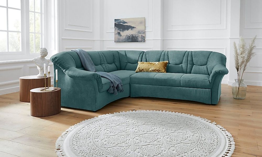 DOMO collection Ecksofa "Sarafina zeitlos und komfortabel, optional mit Fed günstig online kaufen