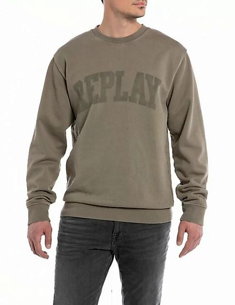 Replay Sweatshirt mit Logo-Aufdruck auf der Vorderseite günstig online kaufen