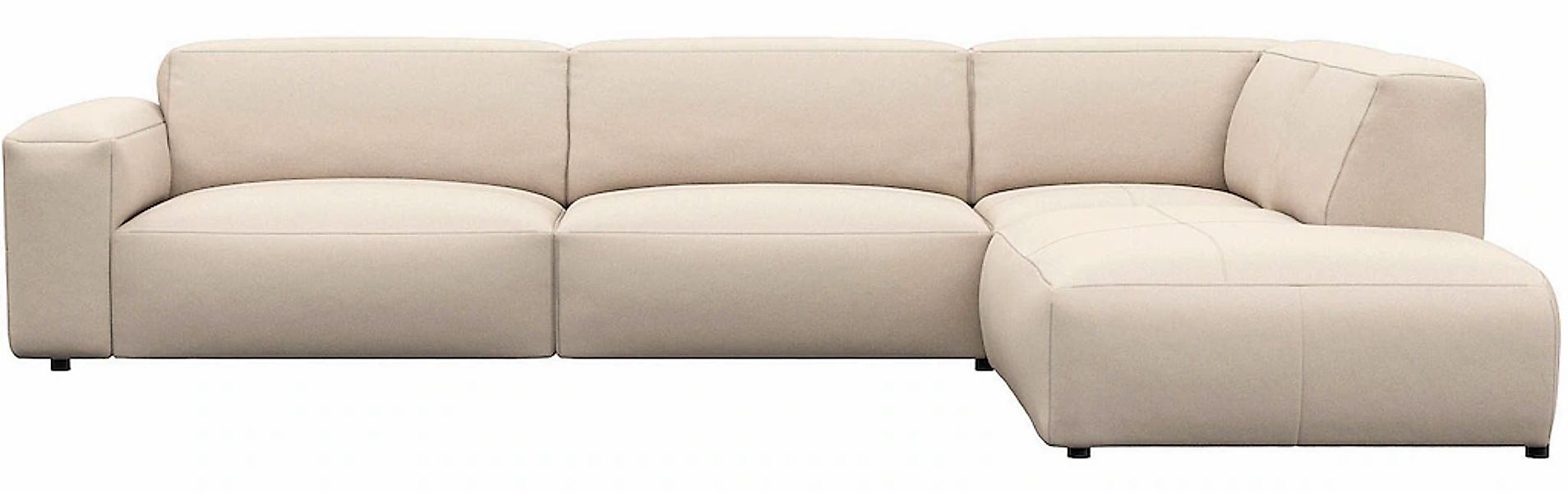 FLEXLUX Ecksofa "Lucera, super bequem durch hochwertigen Sitzaufbau mit Kal günstig online kaufen