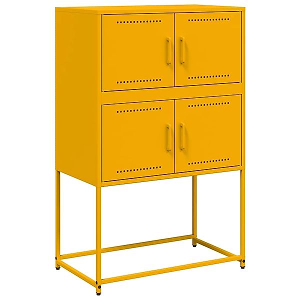 vidaXL Sideboard Senfgelb 68,5x38,5x107 cm Stahl 846485 günstig online kaufen
