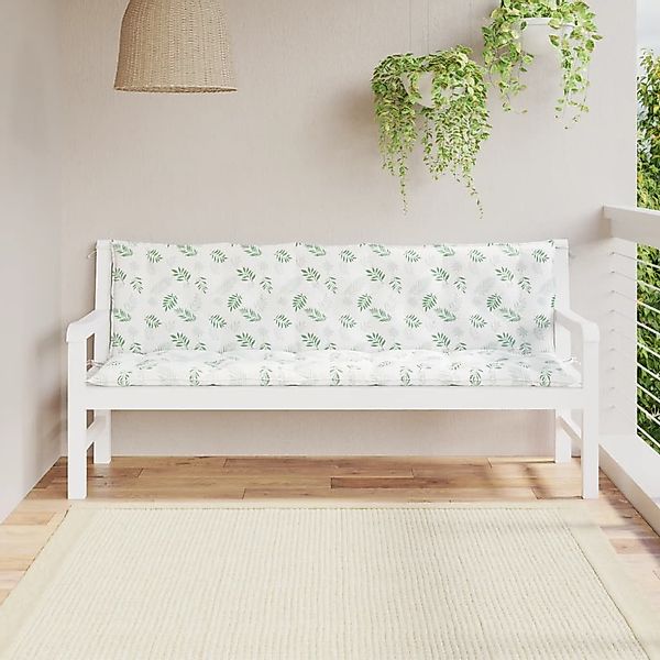 Vellora Bankauflage Gartenbank-Auflagen 2 Stk. Bluttmuster günstig online kaufen