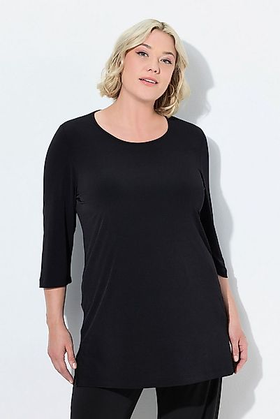 Ulla Popken Longshirt Longshirt Rundhalsausschnitt 3/4-Arm günstig online kaufen