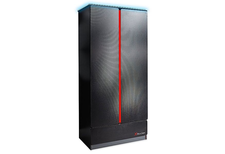 X Rocker Kleiderschrank Carbon-Tek Gaming Kleiderschrank mit LED-Beleuchtun günstig online kaufen