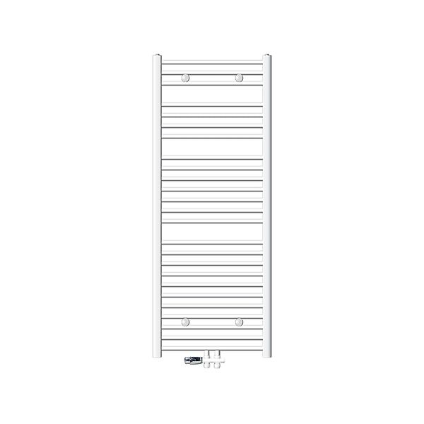 ECD Germany Badheizkörper 60x150 cm Weiß Gebogen mit Anschlussgarnitur Durc günstig online kaufen