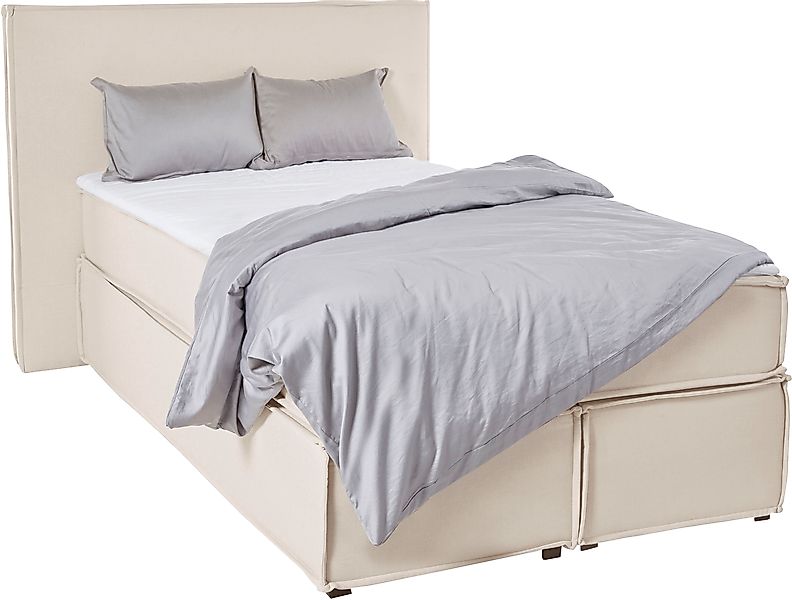 LeGer Home by Lena Gercke Boxspringbett "Yuma", incl. Topper, in 4 Breiten, günstig online kaufen