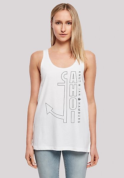 F4NT4STIC T-Shirt "Ahoi Anker Outlines Knut & Jan Hamburg" Print günstig online kaufen