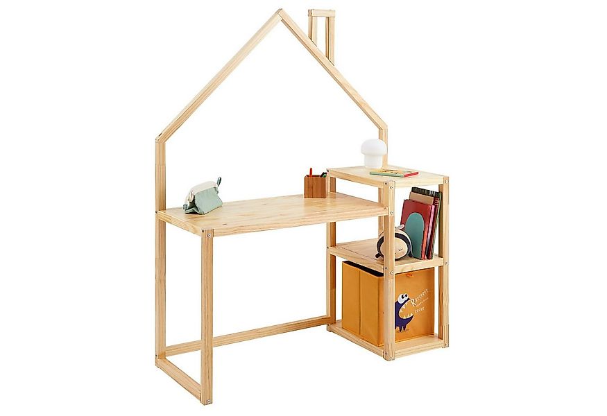 IDIMEX Kinderschreibtisch NIVIA, Kinderzimmer Schreibtisch mit Regal Hausde günstig online kaufen