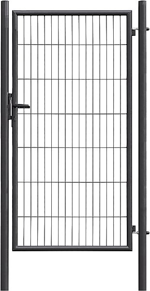 GARDEN N MORE Zauneinzeltür "Einzeltor Standard", (Set), 175 cm hoch, anthr günstig online kaufen