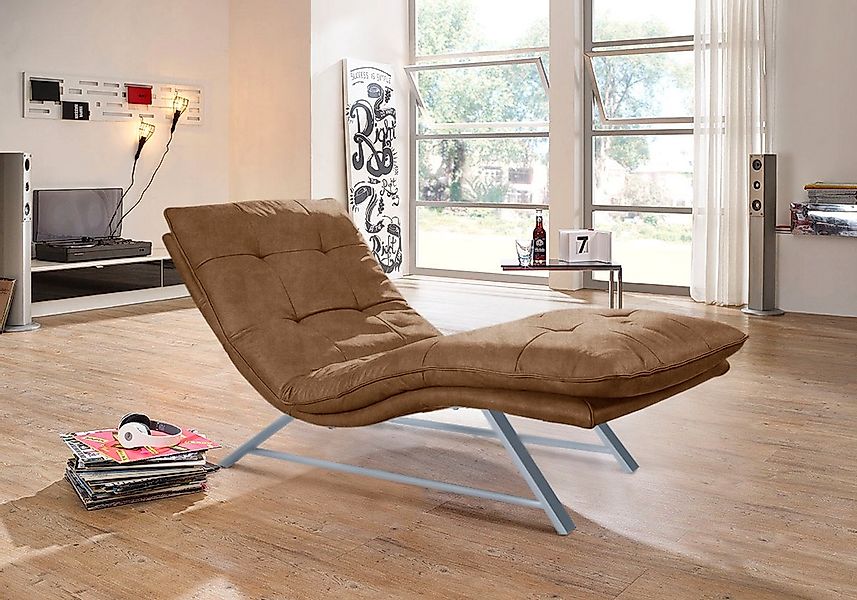 W.SCHILLIG Relaxliege »daily dreams«, in Waffelkissen-Optik, wahlweise mit günstig online kaufen