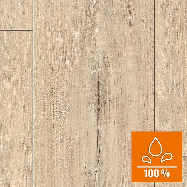 Egger Aqua+ Laminat 8 mm Wasserfest Eiche Chester Beige günstig online kaufen