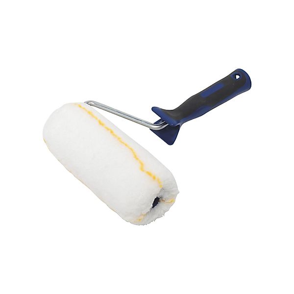 LUX-TOOLS Goldfaden-Roller gepolstert 2K-Softgriff Schwarz-Blau 18 cm günstig online kaufen