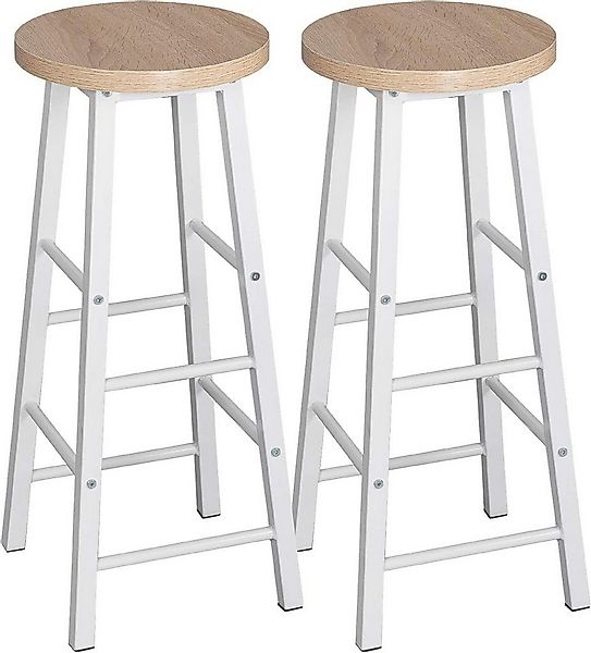 Woltu Barhocker (2 St), Gestell aus stabilem Stahl, Sitzfläche aus MDF günstig online kaufen