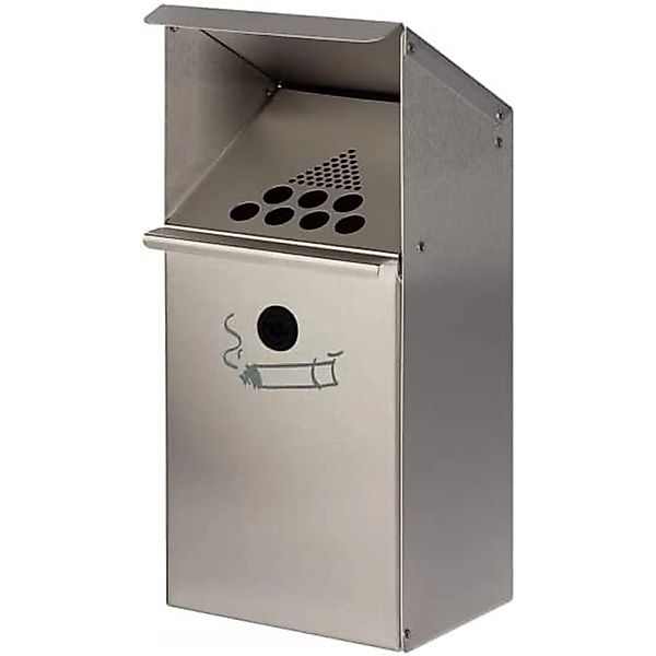 PROREGAL Großvolumiger Wandascher Mit Schutzdach 3,7 Liter HxBxT 41 x 18 x günstig online kaufen