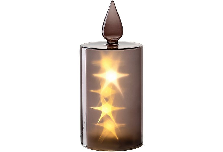 LEONARDO LED Dekolicht Capanna, Glaskerze mit edler Verspiegelung durch Lüs günstig online kaufen