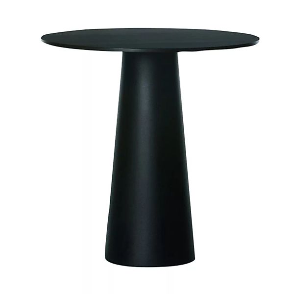 Moooi - Container Tisch rund Ø70cm - schwarz/Laminat/H 70cm günstig online kaufen