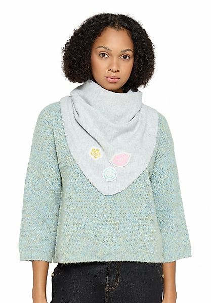 Cartoon Schal "Damen mit Applikation" günstig online kaufen