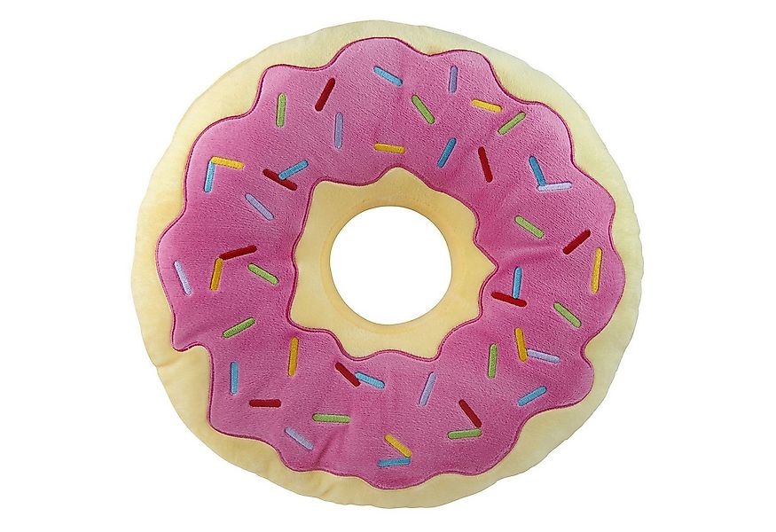 United Labels® Dekokissen Donut Kissen Plüsch Dekokissen Zierkissen rundes günstig online kaufen