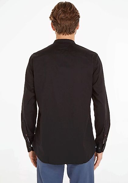 Tommy Hilfiger Langarmhemd "NATURAL SOFT SOLID MAO RF SHIRT", mit modischem günstig online kaufen