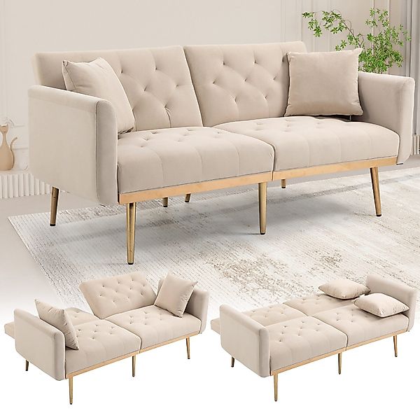 LVHOM 2-Sitzer Klappsofa mit Bettfunktion + günstig online kaufen