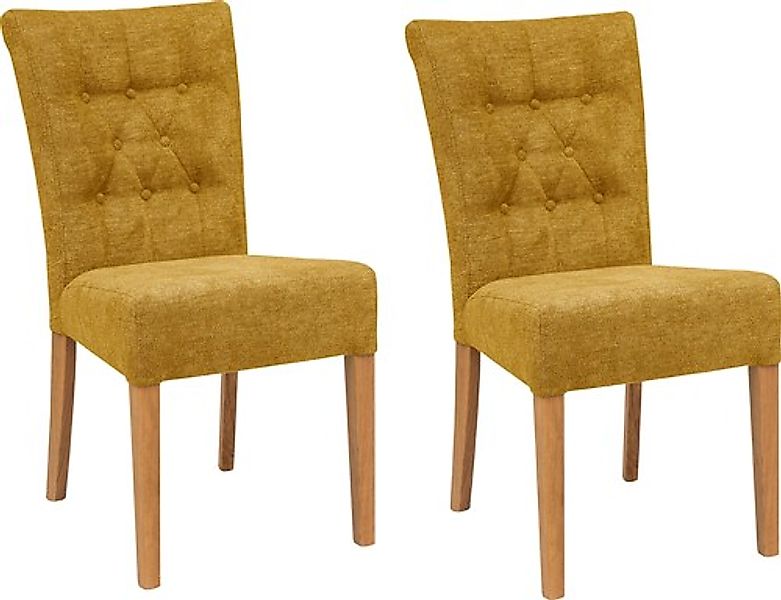 Home affaire Polsterstuhl »Queen« (Set) 6 Stk.Esszimmerstuhl mit Knopfheftu günstig online kaufen