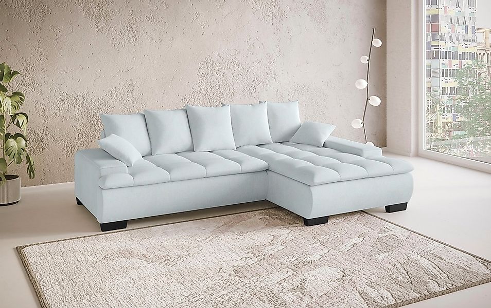 INOSIGN Ecksofa "Haiti II, L-Form", wahlweise mit Schlaffunktion/Bettkasten günstig online kaufen