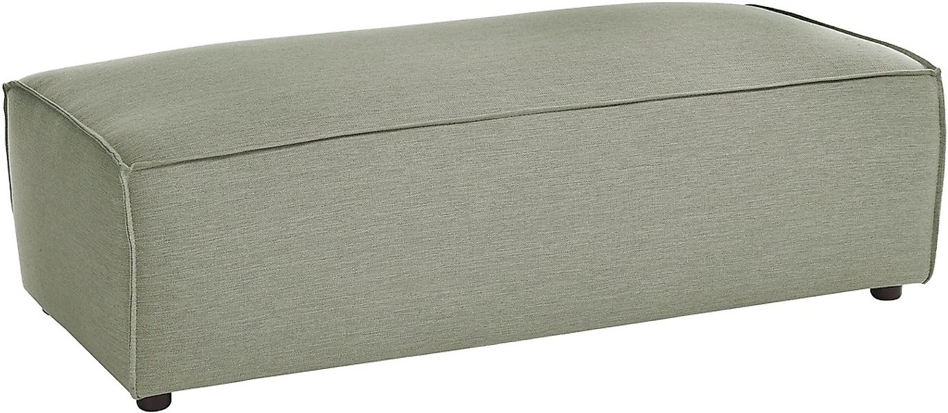 Home affaire Hocker "NEU: SHERWOOD XXL, Polsterhocker, Cord, Webstoff", rec günstig online kaufen