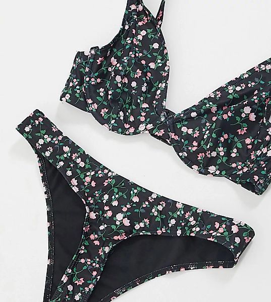 Peek & Beau – Fuller Bust – Exklusive Bikinihose mit hohem Beinausschnitt u günstig online kaufen